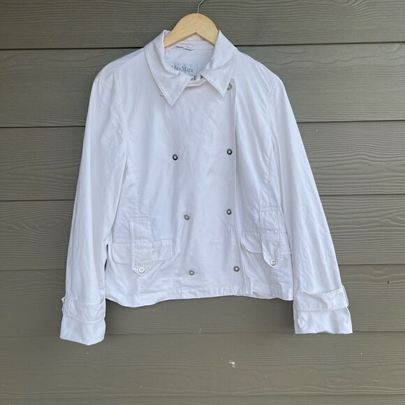 MaxMara Lycra lightweight white jacket - Picture 1 of 11